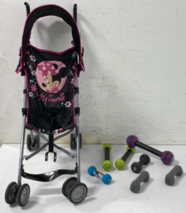 Ladies Workout Dumbbells & Stroller