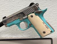 Kimber Micro .380 ACP Special Edition, Teal Frame, 2.75" Barrel, 6+1, 2 Magazines, P0018741 - 2