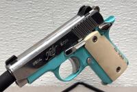 Kimber Micro .380 ACP Special Edition, Teal Frame, 2.75" Barrel, 6+1, 2 Magazines, P0018741 - 4