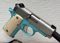 Kimber Micro .380 ACP Special Edition, Teal Frame, 2.75" Barrel, 6+1, 2 Magazines, P0018741 - 5