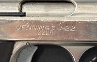 Jennings J-22 .22LR Chrome Pistol, Bryco, SN 684968, 6+1 Capacity, 2.5" Barrel - 7