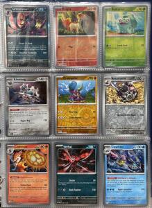 Huge Binder Of 160+ Pok&eacute;mon Cards W/ Tons Of Holos And Rares