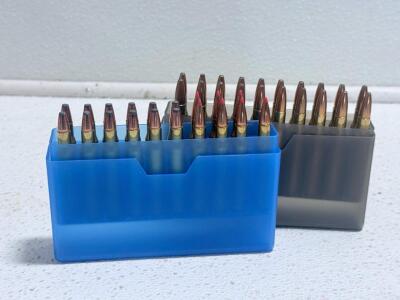 .30-06 Springfield Ammo, 40 Rounds, Hornady & Federal, Polymer Tip & Soft Point, Brass Cases
