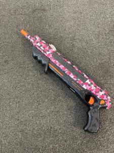 Bug-A-Salt Pink Camo 2.0 Salt Gun, Manual Pump, 80-Shot Reservoir, Insect Fly Shooter