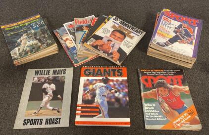 Vintage Sports Magazine Lot: Sport, Sports Illustrated, Giants, Ali, Mays, Olympics Specials