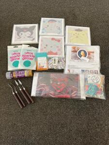 Diamond Painting Kits, Glitter, Glue, Embroidery, Beads & Tools