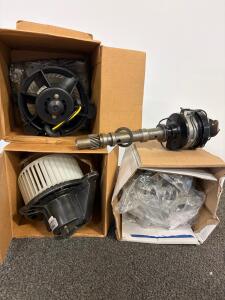 Siemens VDO Radiator Fan Motor PMS193 & VDO Blower Motor PM9198, Romaine 8310N 110A Alternator