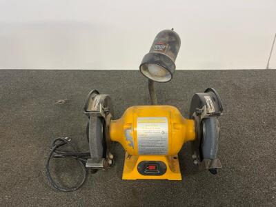 Central Machinery 8" Bench Grinder Model 37832, 3/4 HP, 3450 RPM, Work Light, light needs a new bulb but it is in working condition