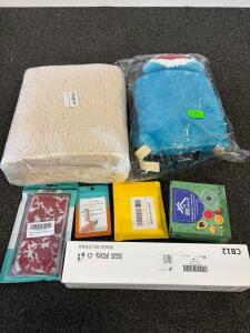Kitchen Whisk, Plush Shark, iPhone 11 Cow Case, Blanket, Tweezers & More