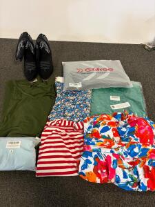 Women's Clothing & Boot Lot BTFBM, G4Free, Mixed Prints/Styles, Size L, 7 Pieces