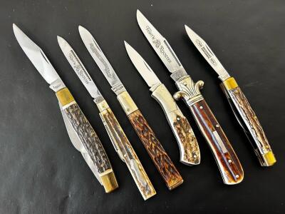 Collection Of Pocket Knives Including: Browning Centennial 1878-1978 Germany Pocket Knife, Parker Cut Co. Little Pillbuster 0637