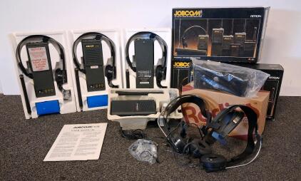 Ritron Jobcom VOX-100 Two-Way UHF Radios & Headsets Set, Motorola SP10, Manuals & Packaging, AM Radio