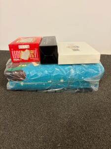 DIY Book Nook Kit, Legendary Strawberry Protein Pastries, Weddress Water Bottle, Printed Blanket