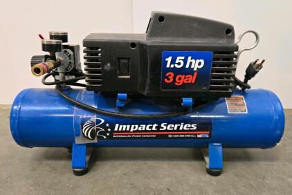 DeVilbiss DFAC153 1.5 HP 3-Gallon Air Compressor, 125 PSI, 4.0 SCFM @ 40 PSI