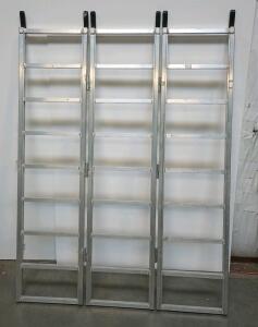YuTrax Aluminum Folding Ramp 6' x 17" Folded, 6' x 50" Extended