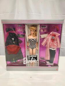 Barbie 35th Anniversary Gift Set, 1994 Limited Edition, 1959 Reproduction Doll, Two Outfits, #11401