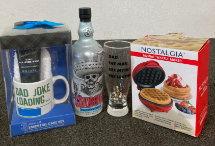 Mini Waffle Maker, Farther's Day, Gifts, & Empty Bottle