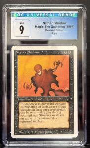 Magic: The Gathering Nether Shadow Revised Edition 1994 CGC 9 Mint Rare, Serial #4211679135
