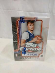 2025/26 Topps Chrome Basketball Mega Box &ndash; 7 Packs, 6 Cards Each, Exclusive X-Fractors