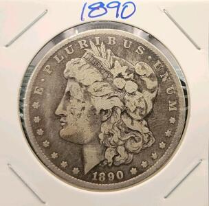 1890-O Morgan Silver Dollar, New Orleans Mint