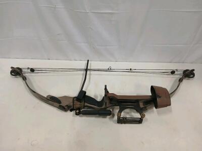 Golden Eagle Predator 2 CL Compound Bow, 55-70 lbs Draw, 29-31" Length, Sight & Stabilizer