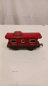 Vintage Marx #556 New York Central Lines O Scale Tinplate Caboose