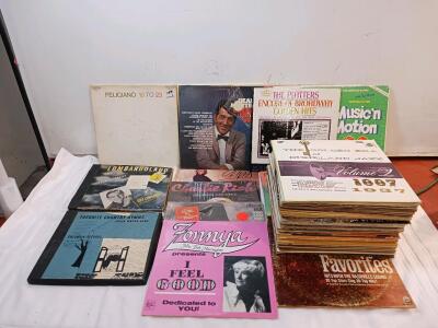 Vintage Vinyl Record LP Collection &ndash; 70+ Albums, Pop Country Jazz, 12-Inch 33RPM, RCA Decca Columbia