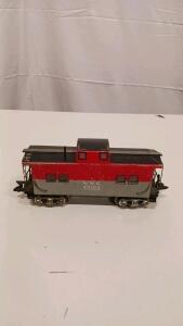 Lionel NYC 20102 O Scale Metal Caboose, Red/Silver, Knuckle Couplers
