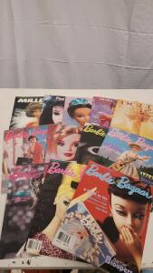 Lot of 12 Barbie Collector Magazines 1995&ndash;1999 - Barbie Bazaar, Miller&rsquo;s, Paul David, Dolls