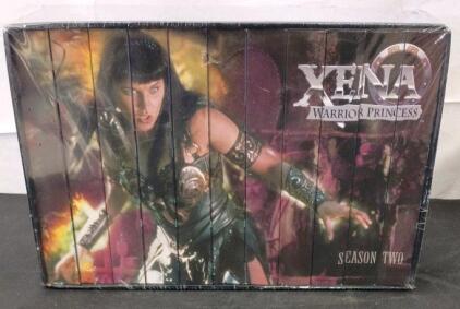Xena: Warrior Princess Season Two VHS Box Set, Anchor Bay, 11-VHS Region 1, New/Sealed
