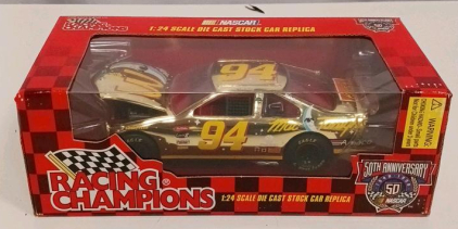Racing Champions 1:24 Bill Elliott #94 McDonald&rsquo;s 50th Anniversary NASCAR Die-Cast Model (1998)