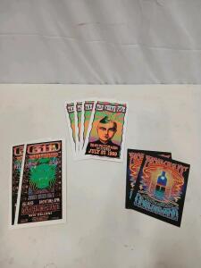 Handbill Poster Lot Featuring; 1999 Verve Pipe, 2000 311 Concert, And Absolut Cleveland