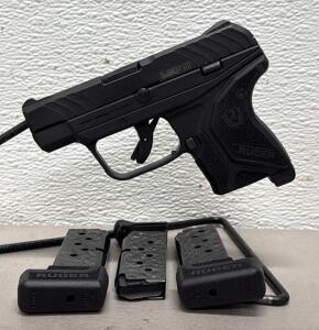 Ruger LCP II .380 ACP Pistol, 2.75" Barrel, 3 Magazines, Blued, Soft Case, Serial 380315461