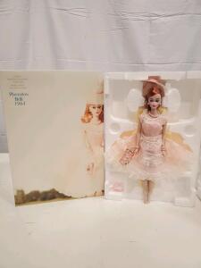 Barbie Porcelain Treasures Plantation Belle 1964 Limited Edition #03165, 11.5-inch, Mattel, COA