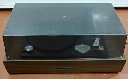 Vintage Panasonic Vintage Turntable Record Player | 16/33/45/78 RPM | Diamond Stylus | Wood Plinth