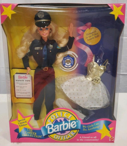 Police Officer Barbie Special Limited Edition 1994 Career Collection, Boxed, Extra Dress, Mattel