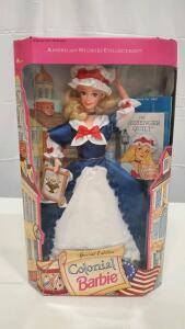 Mattel Colonial Barbie American Stories Collection 1995 Special Edition NRFB with Storybook