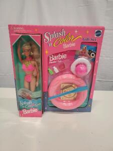 Splash 'n Color Barbie Floatin' Fun Gift Set, Mattel 1994, Sealed, Color-Change Braid, UPC 074299178344