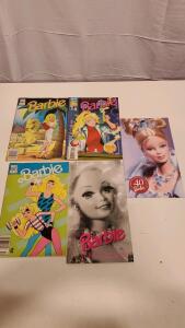 Barbie Marvel Comics Lot (#16, #38, #50) & FAO Schwarz/40th Anniversary Brochures