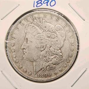 1890-O Morgan Silver Dollar, New Orleans Mint