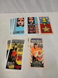 Patti Smith & Supersuckers 1999 Mark Arminski Concert Handbill Posters