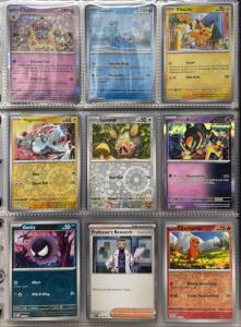 Huge Binder Of 160+ Pok&eacute;mon Cards W/ Tons Of Holos Rares