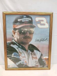 Dale Earnhardt #3 NASCAR 1999 Framed Poster Starline 24"x36" Goodwrench & Coca-Cola