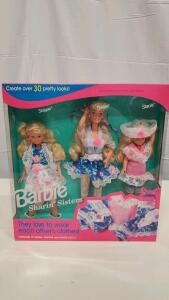 Barbie Sharin' Sisters Gift Set 1993 Mattel | Barbie, Skipper, Stacie | 30+ Fashion Looks NIB