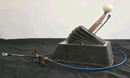 B&M Pro Stick Automatic Transmission Cable Floor Shifter, 5ft Cable, Universal Fit, Chrome, Came Off A Chevy 350