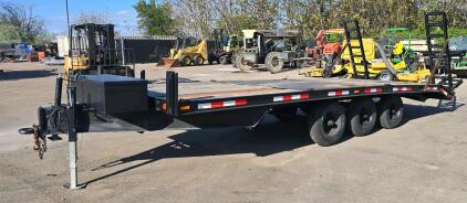 18 FOOT HOMEMADE AXLE TRAILER