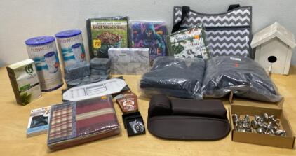 KELTINA 100% Waterproof 2-Chaise Lounge Covers Black + Winter Neck Gaiter Charcoal Grey- Bags - Filters and More