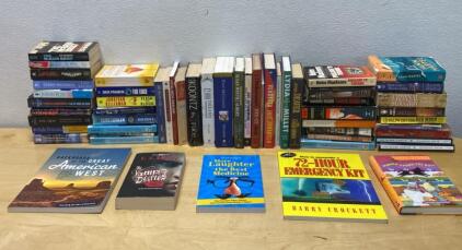 Large Mixed Lot of 50 Fiction & Nonfiction Books - Koontz, Johansen, Picoult, Vampire Diaries