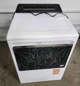 Whirlpool WGD8127LW 7.4 cu. ft. Smart Gas Dryer, White, Rear Digital Controls, Steam Option, ME5002540