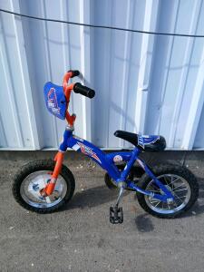 Boise State 12" Kids Bicycle, Blue/Orange, Coaster Brake, Steel Frame, Single Speed